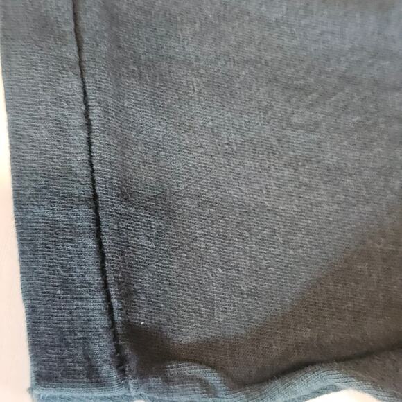 Vintage 90s Turner Single Stitch Wolves T-Shirt Blue Animal Nature M USA 3599 - Picture 5 of 7